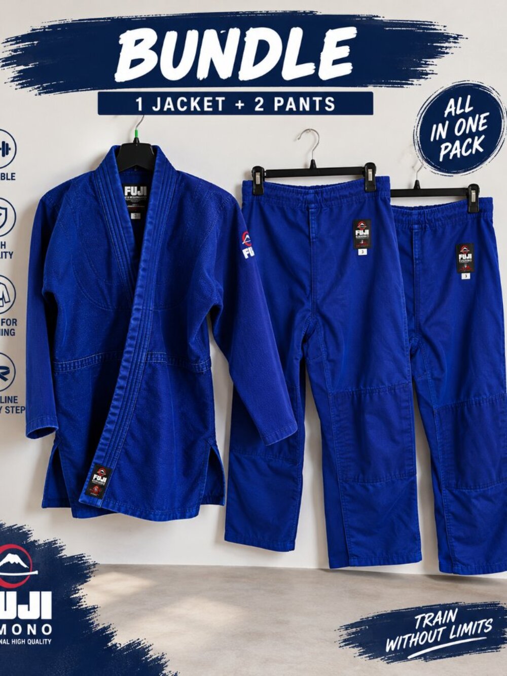FUJI Bundle – Blue Jacket + 2 Pants